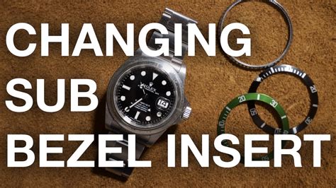 how to change rolex pepsi insert|Remove and Replace the Bezel on Your Rolex Submariner..